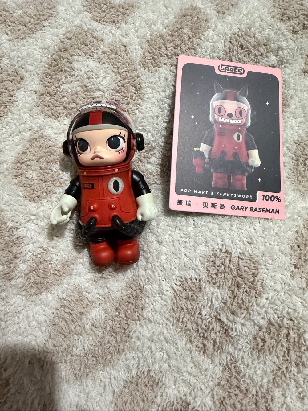 Gary Baseman Space Molly Red Astronaut Vinyl Figure